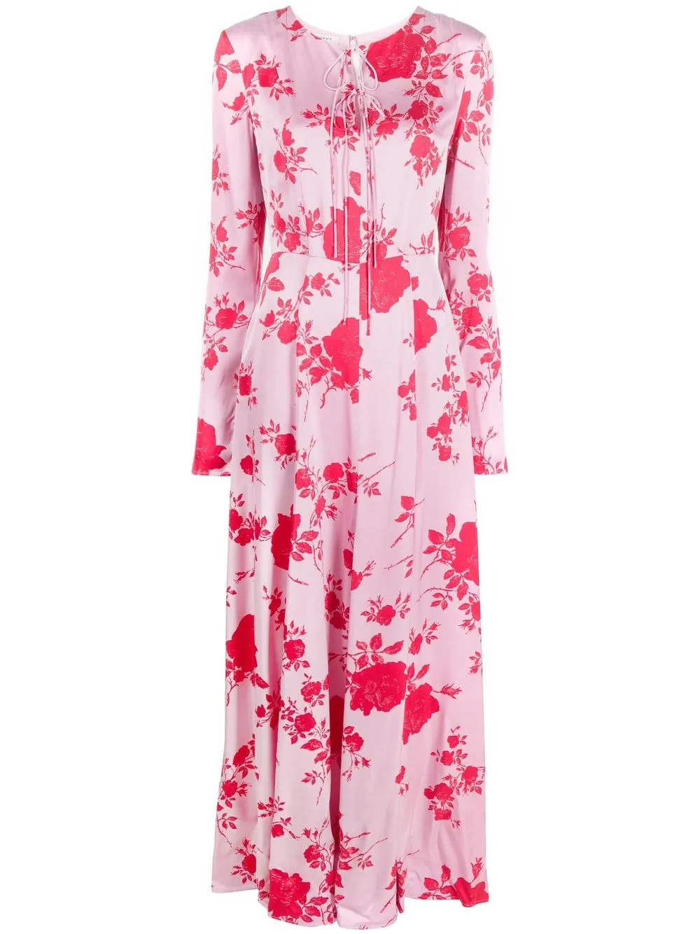 

Philosophy Di Lorenzo Serafini vestido largo con estampado floral - Rosado