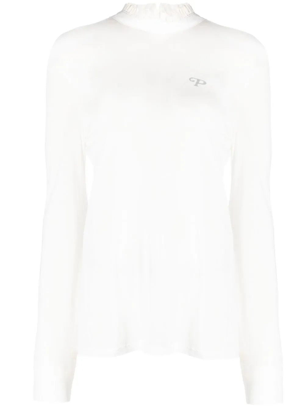 

Philosophy Di Lorenzo Serafini ruffled roll-neck top - White