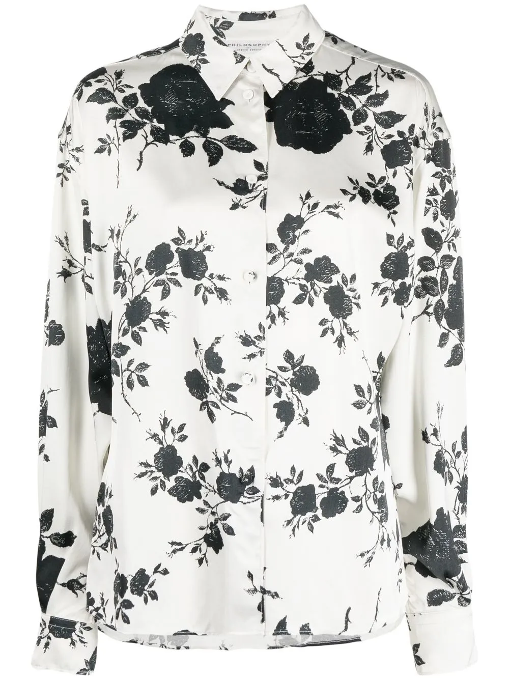 

Philosophy Di Lorenzo Serafini floral button-down shirt - Neutrals