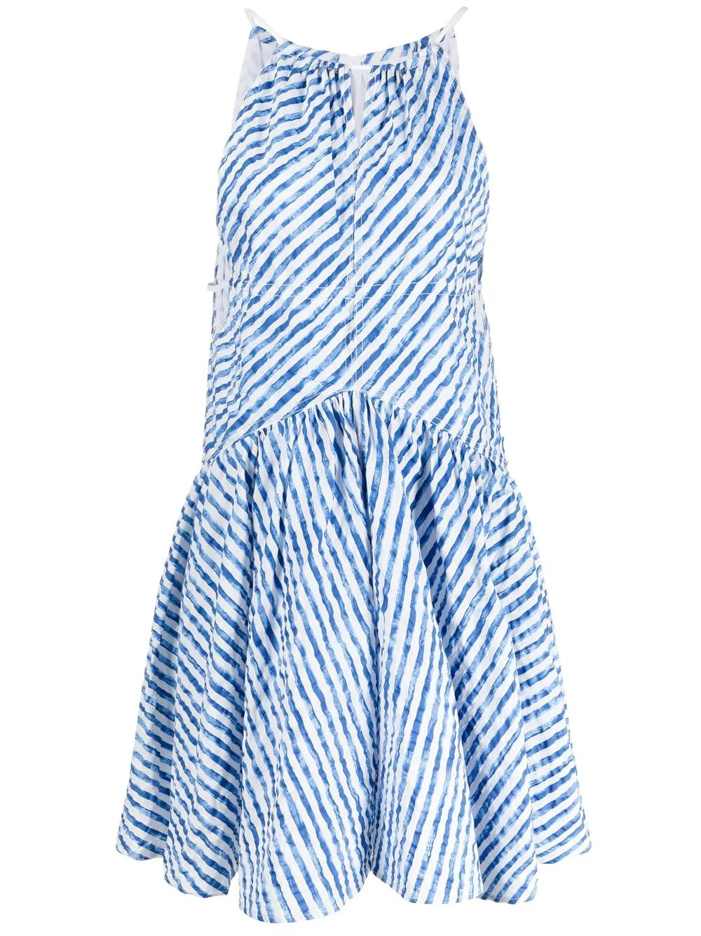 

Philosophy Di Lorenzo Serafini halterneck tiered dress - Blue