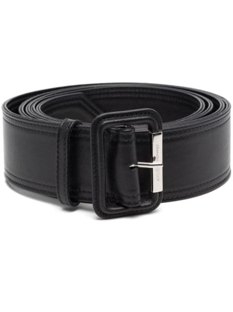 Alexander McQueen ceinture en cuir à bout pointu