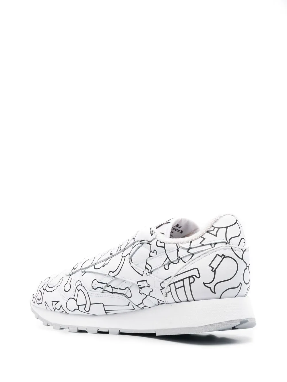  Reebok X Eames Classic Sneakers   Weiß 