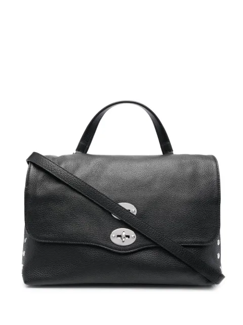 Zanellato studded leather tote bag