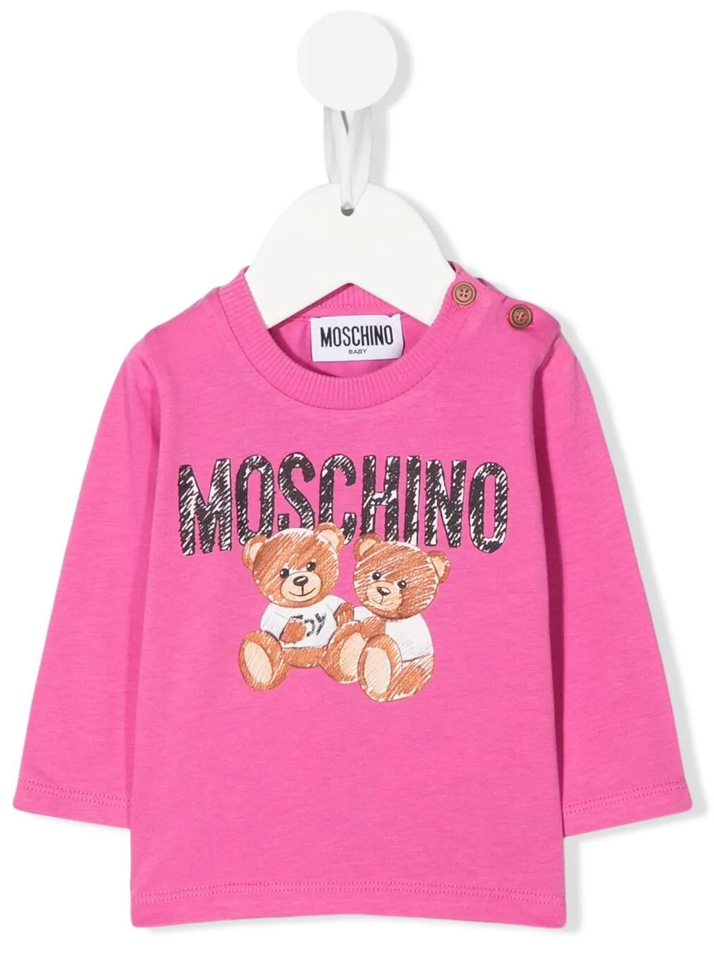 Moschino Kids Teddy Print T-shirt - Farfetch