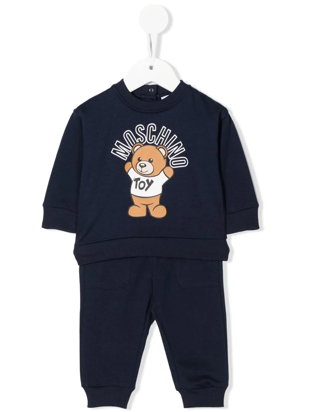 

Moschino Kids traje de baño con motivo teddy bear - Azul