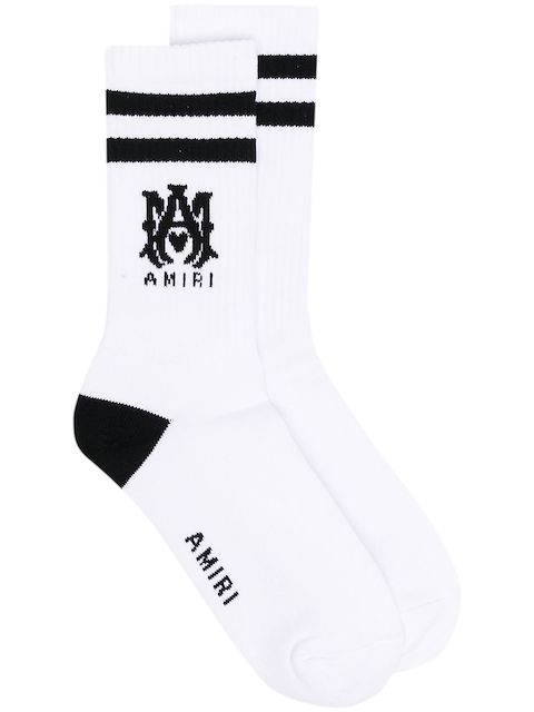 AMIRI monogram-print socks