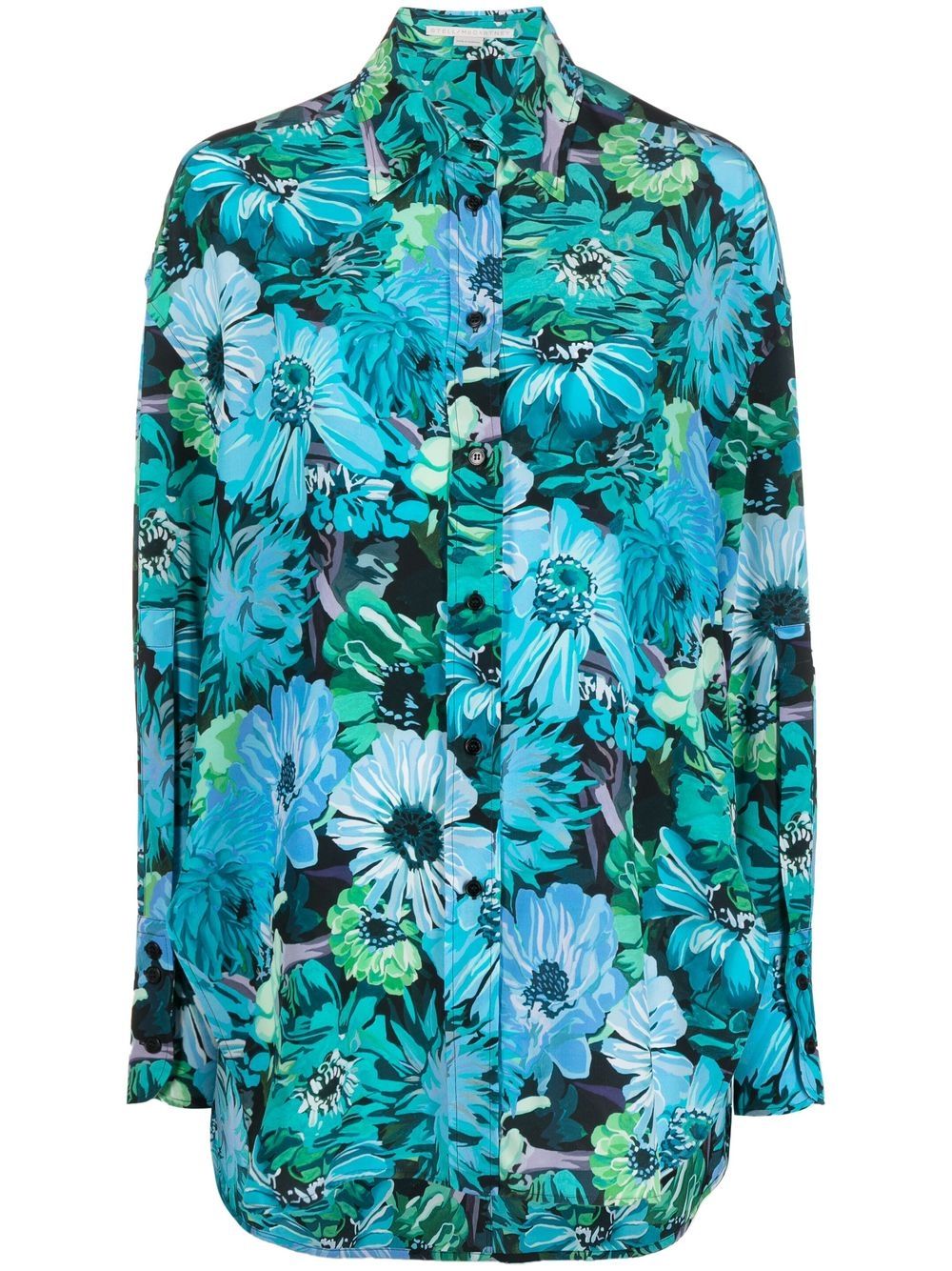 Stella McCartney Oversized floral-print Silk Shirt - Farfetch