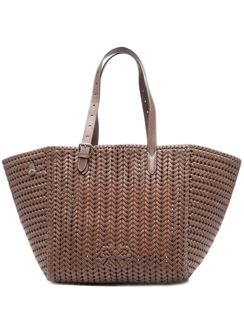 

Anya Hindmarch interwoven tote bag - Brown