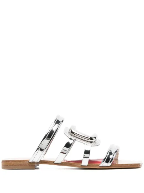 Roger Vivier multi-strap metallic sandals 