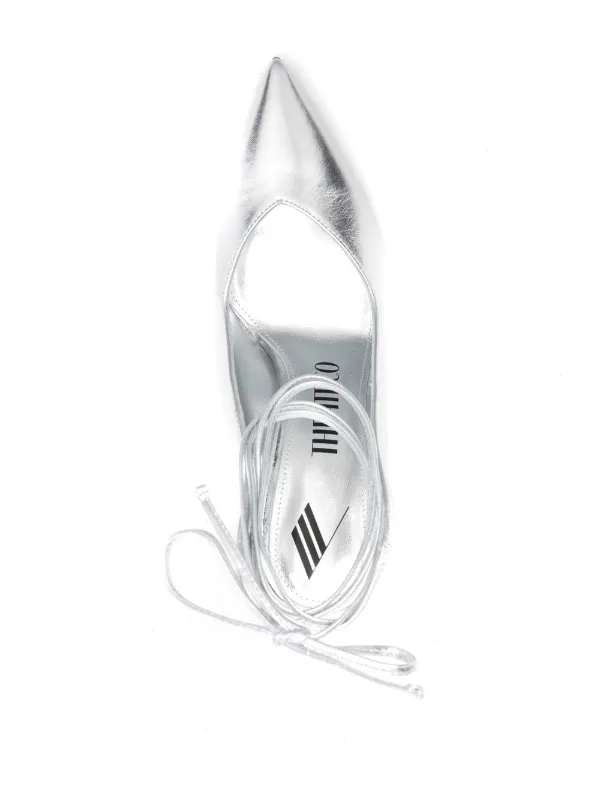 The Attico Venus 120mm Pumps | Silver | FARFETCH