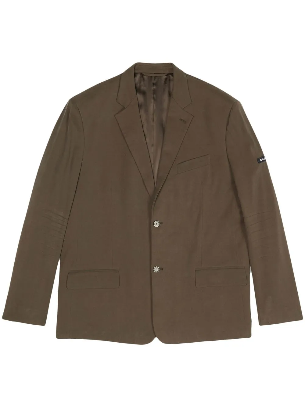 

Balenciaga wrinkled-detailing oversized blazer - Green