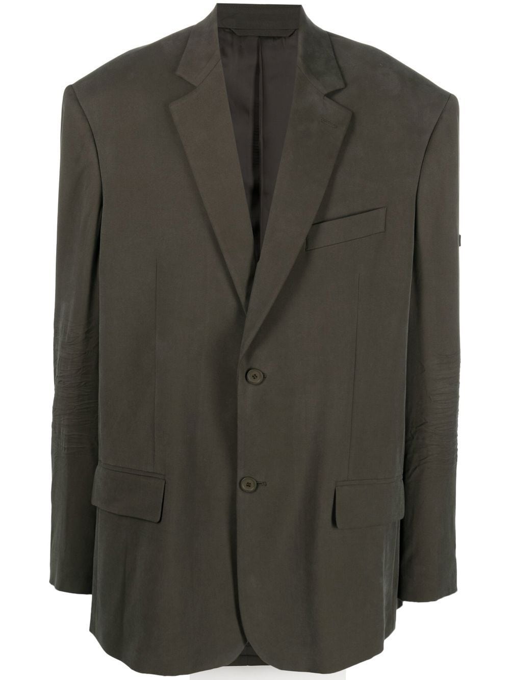 Image 1 of Balenciaga wrinkled-detailing oversized blazer