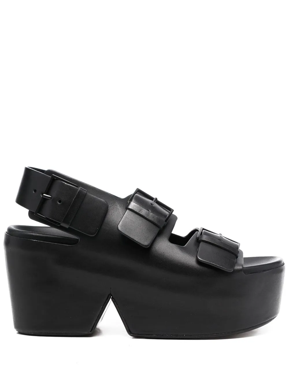 

Clergerie sandalias con tira trasera y plataforma de 80mm - Negro