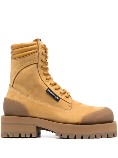 Palm Angels square-toe combat boots