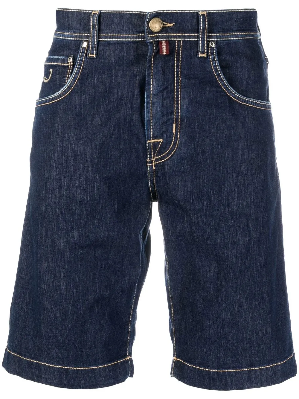 

Jacob Cohën knee-length denim shorts - Blue