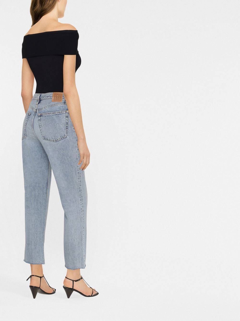 TOTEME classic-cut Cropped Jeans - Farfetch