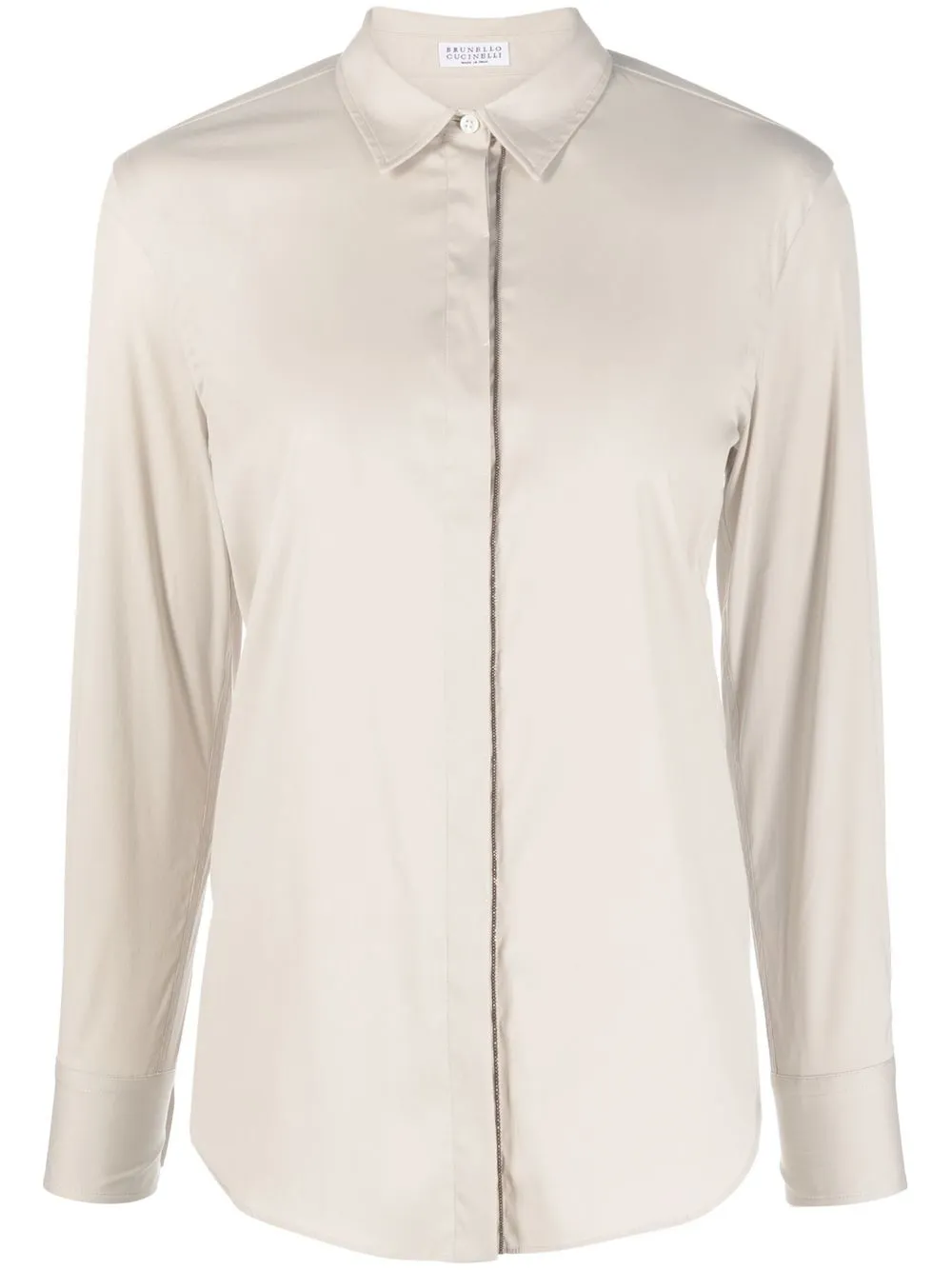 

Brunello Cucinelli long-sleeve button-fastening shirt - Neutrals