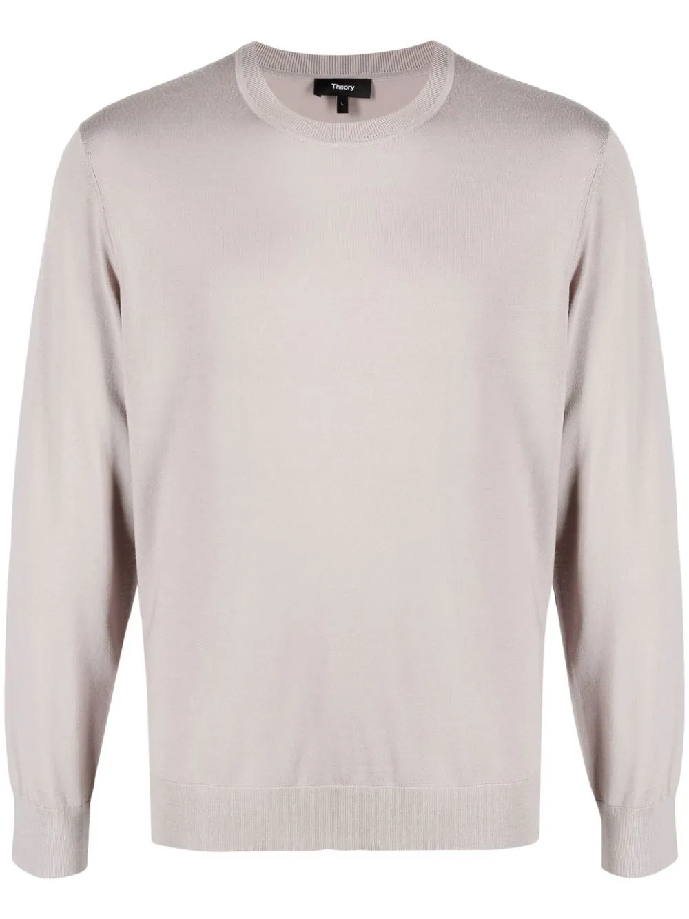 

Theory crew-neck long-sleeve jumper - Grey