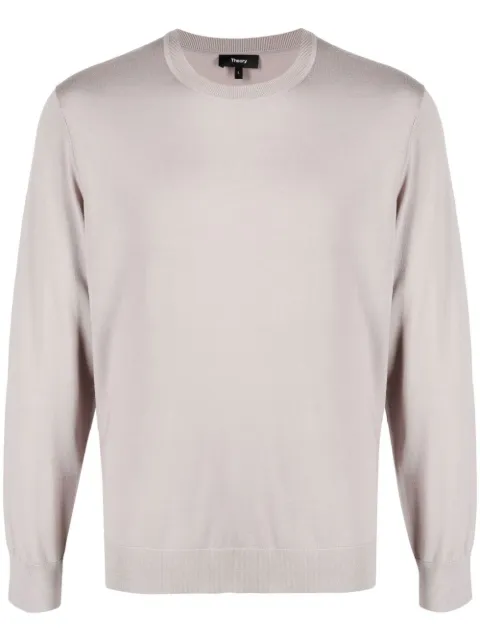 crew-neck long-sleeve jumper