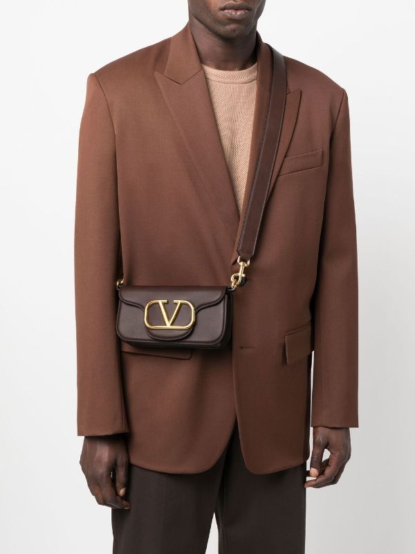 Valentino Garavani Leather VLOGO Signature Shoulder Bag