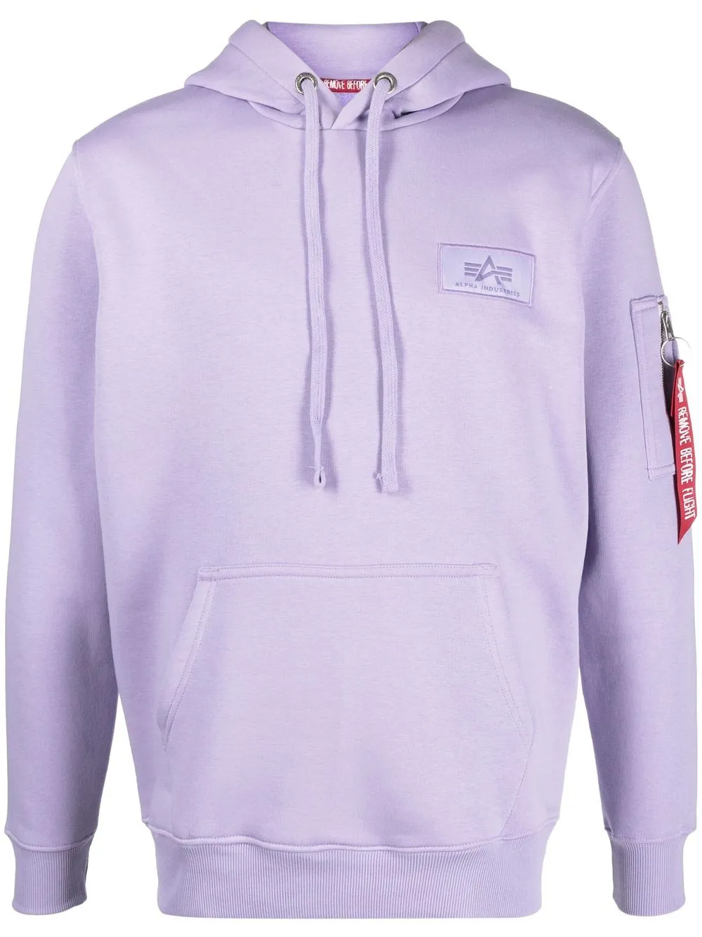 

Alpha Industries hoodie con logo estampado - Morado