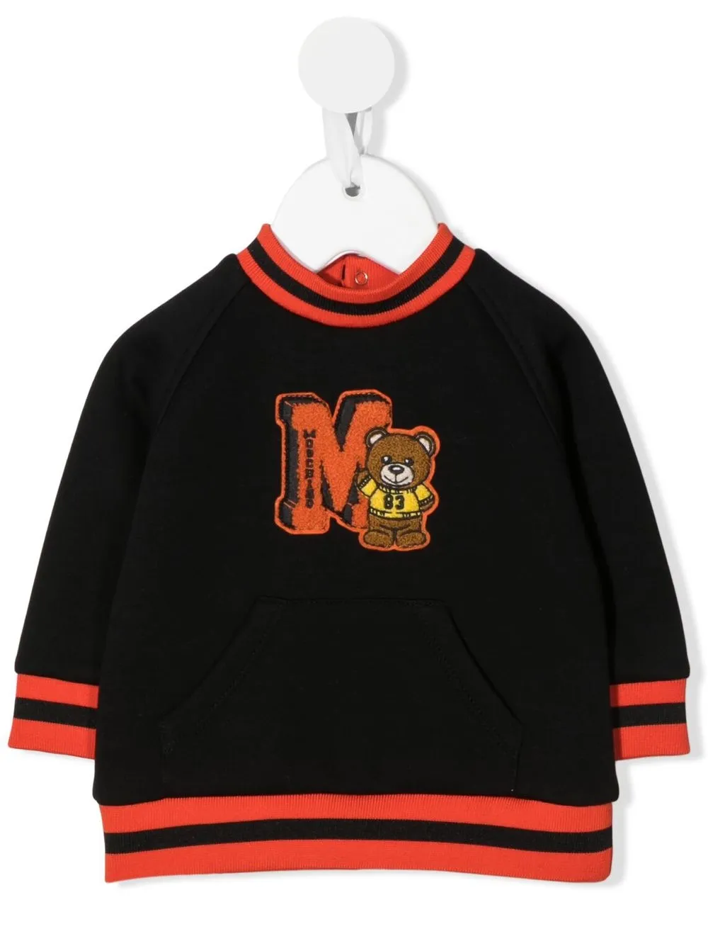 

Moschino Kids hoodie con motivo Teddy Bear - Negro