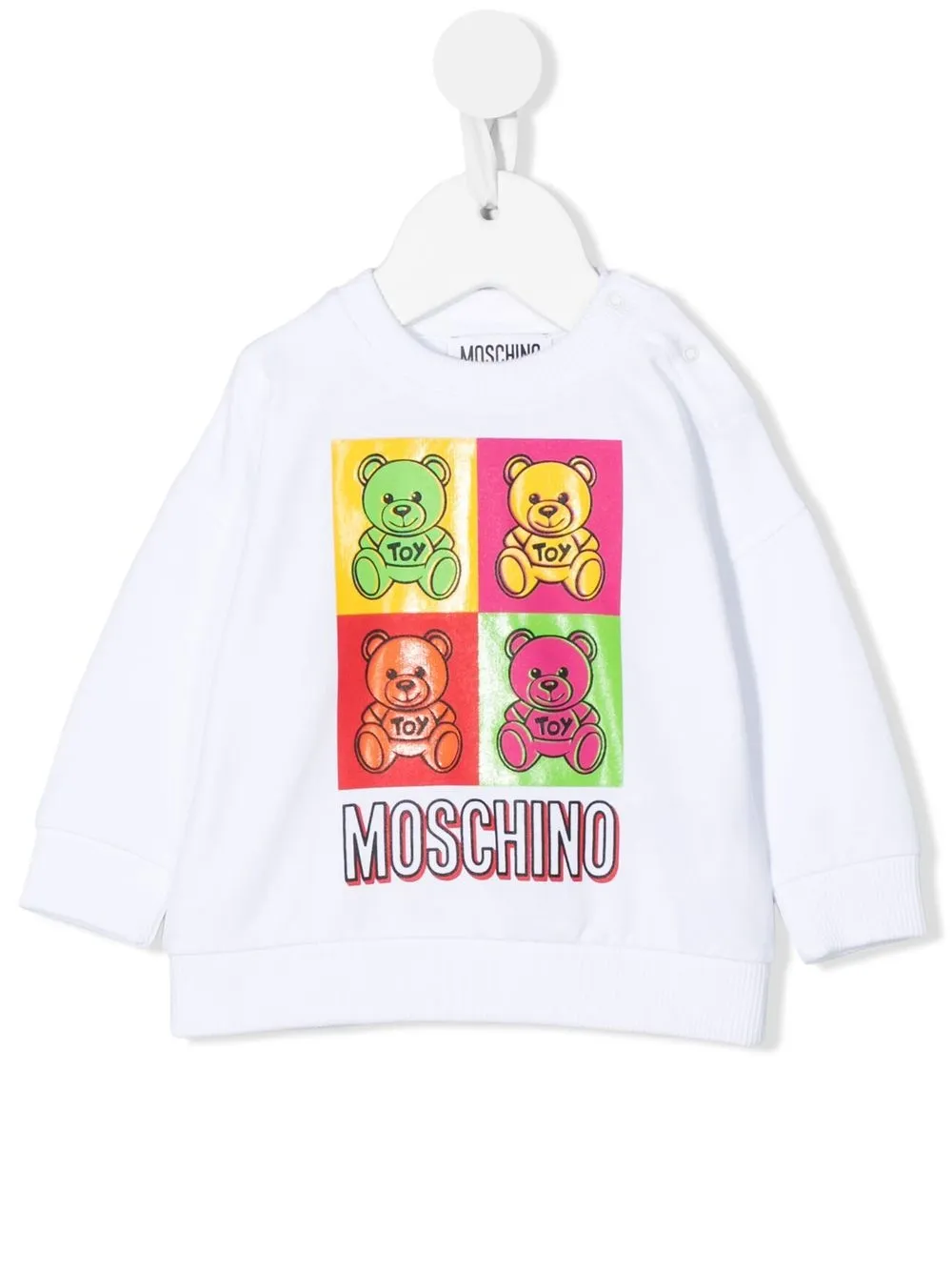 

Moschino Kids playera con motivo Tedy Bear - Blanco