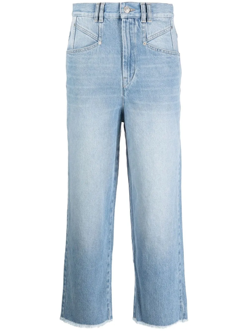 

Isabel Marant jeans capri rectos - Azul