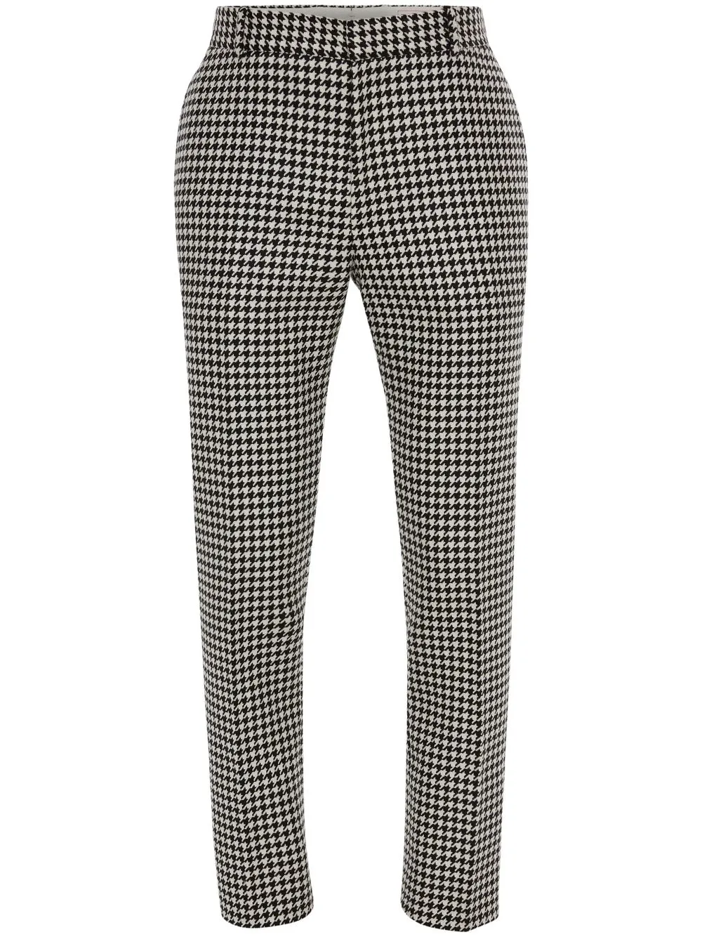 

Alexander McQueen pantalones con motivo pied de poule - Negro
