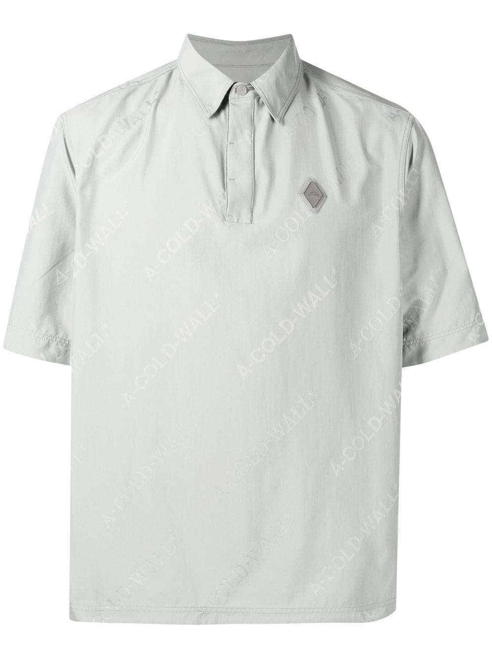logo-print polo shirt