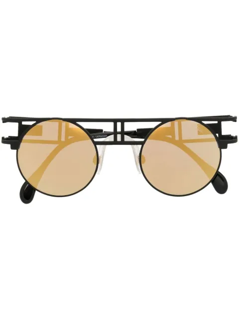 Cazal lunettes de soleil 9580 à monture ronde