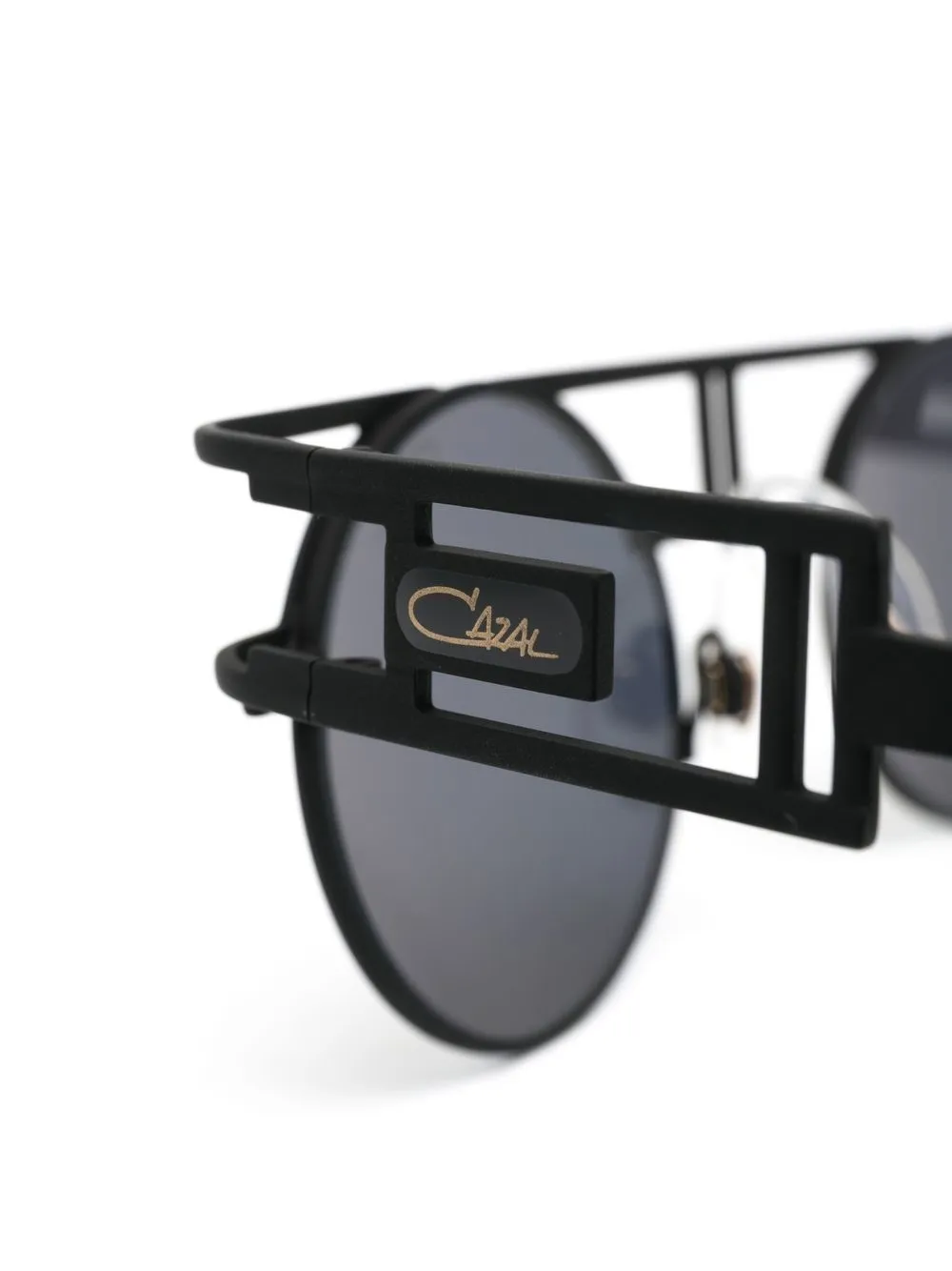 Shop Cazal 9580 Round-frame Sunglasses In Black