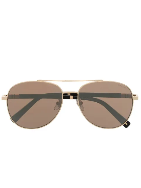 Chopard Eyewear tinted pilot-frame sunglasses 