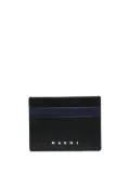 Marni logo-print card holder - Black