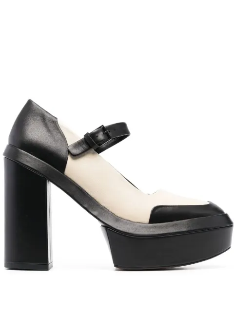 Clergerie platform panelled pumps