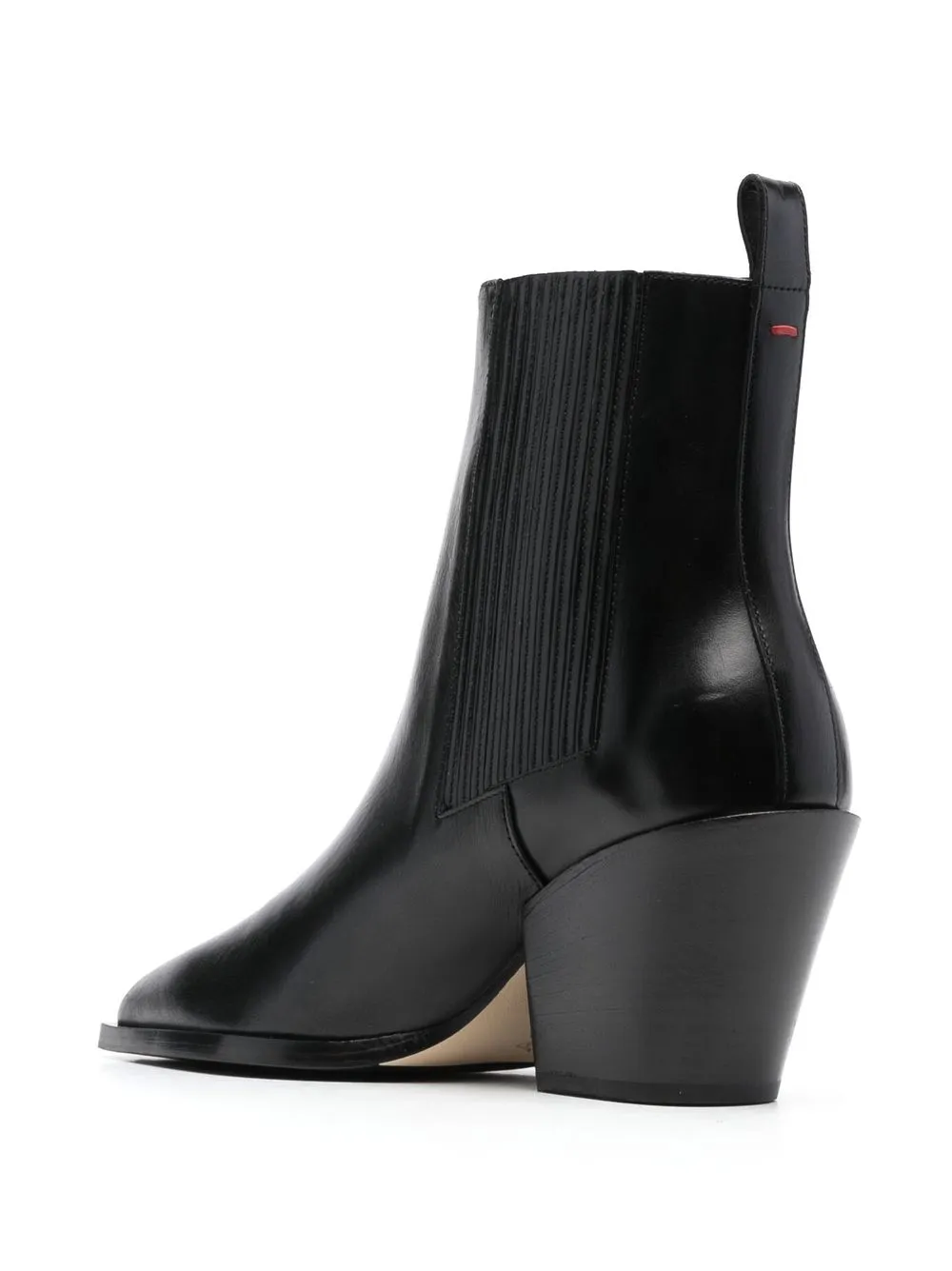 Aeyde cubanheel Pointed Leather Boots Farfetch
