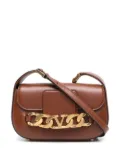 Valentino Garavani VLogo leather crossbody bag - Brown