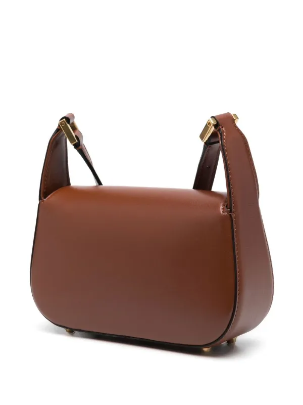 Valentino Garavani VLogo Leather Crossbody Bag | Brown