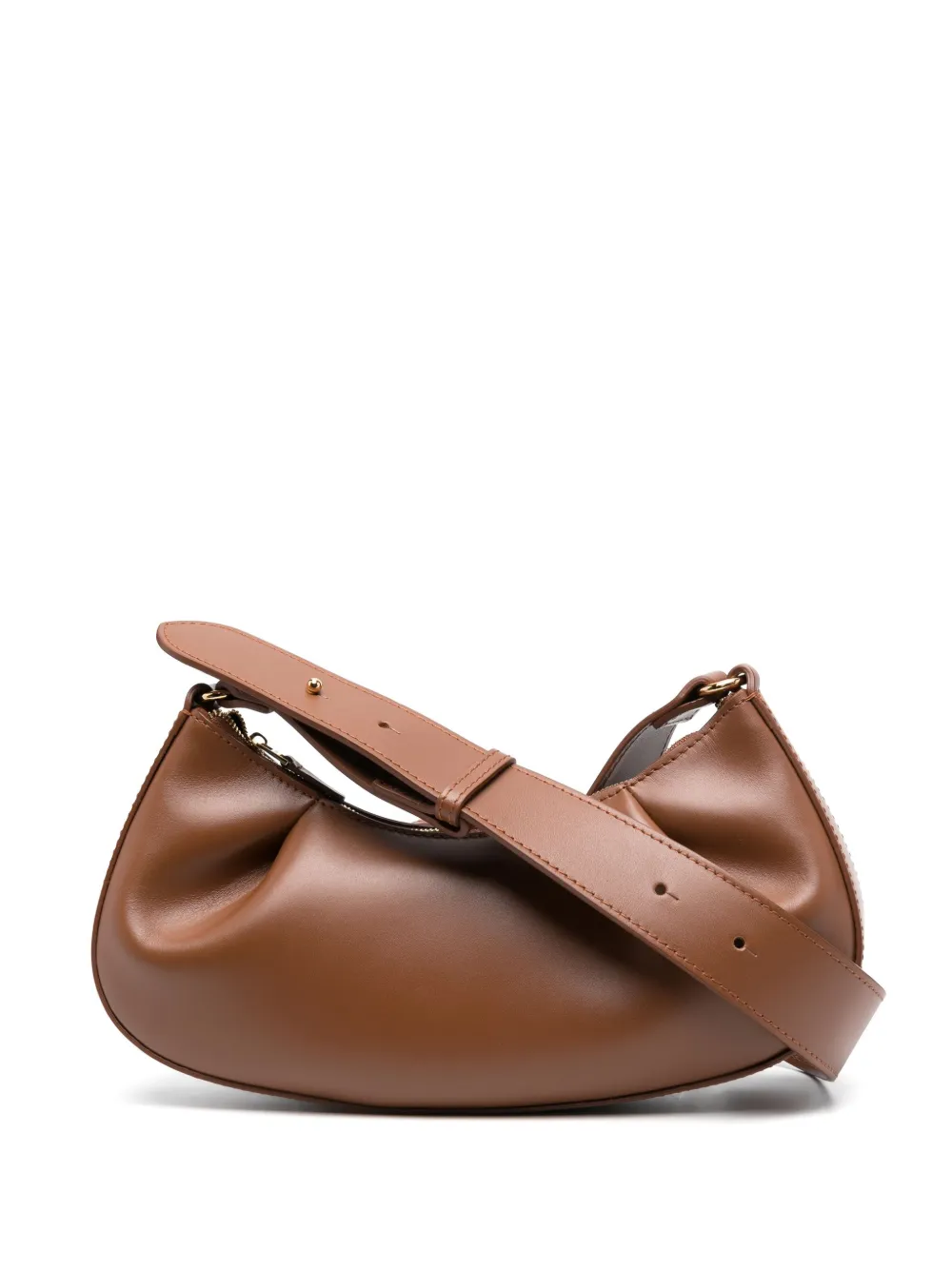 Mango Oval Short Handle Bag in Brown