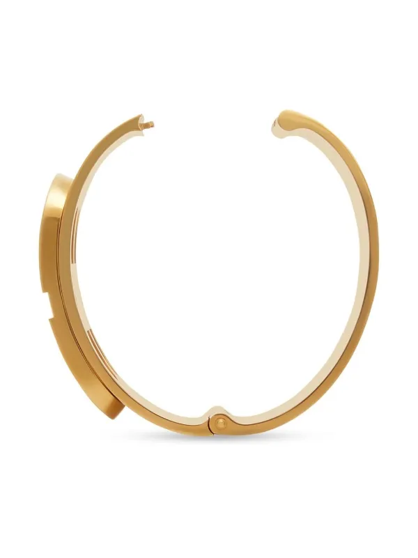 Balenciaga logo-plaque Cuff Bracelet - Farfetch