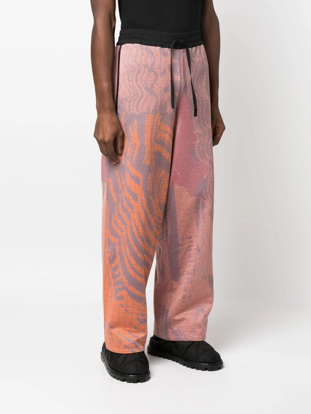 Shop Byborre X Buttafingaz Bulky Trousers In Rosa