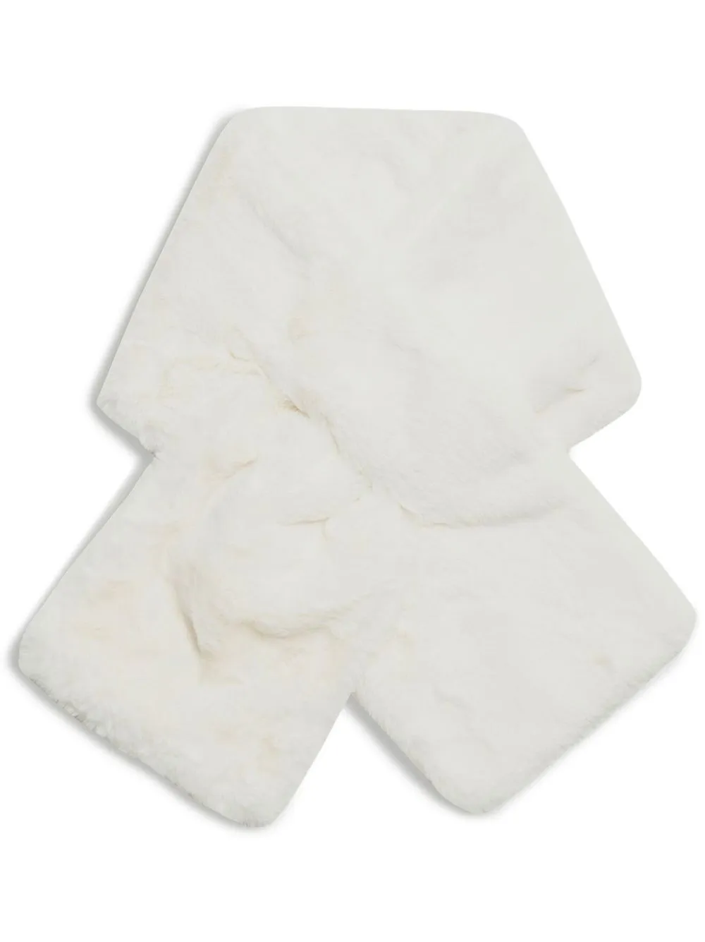 

Apparis faux-fur wrap scarf - White