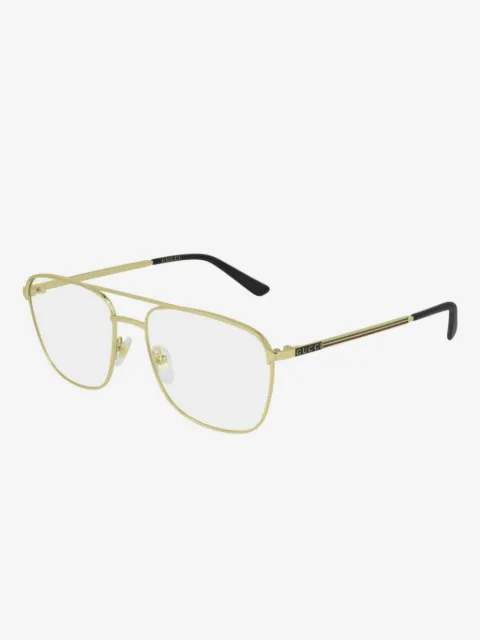 Gucci Eyewear lentes con armazón estilo aviador con diseño de dos tonos