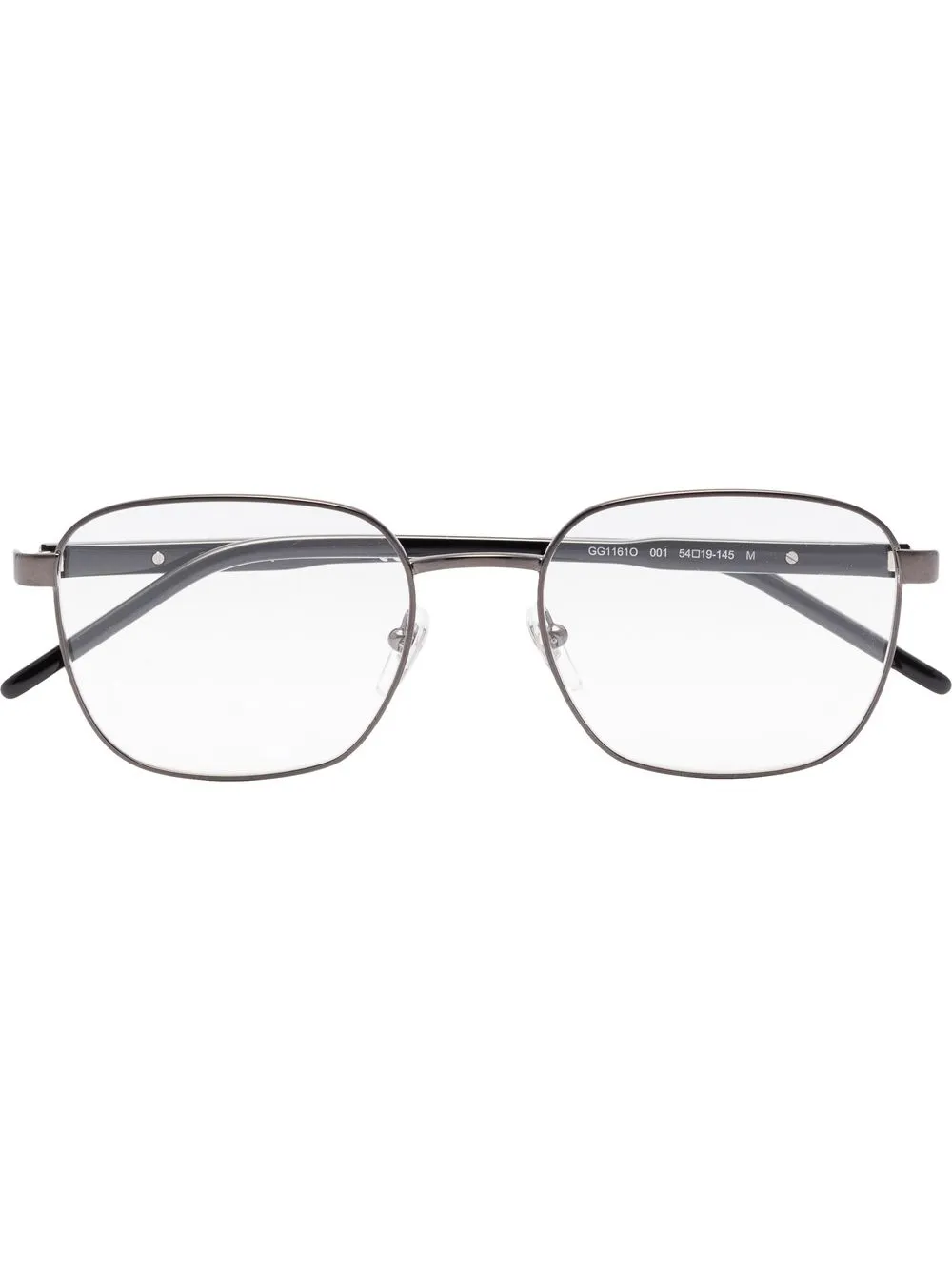 

Gucci Eyewear lentes con armazón cuadrada - Negro