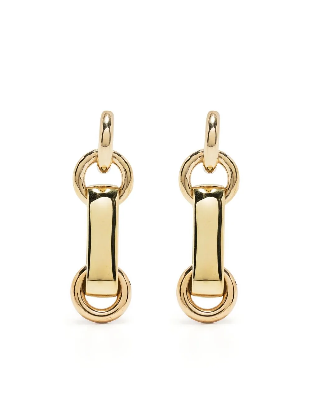 

Laura Lombardi Sienna wide-link earrings - Gold
