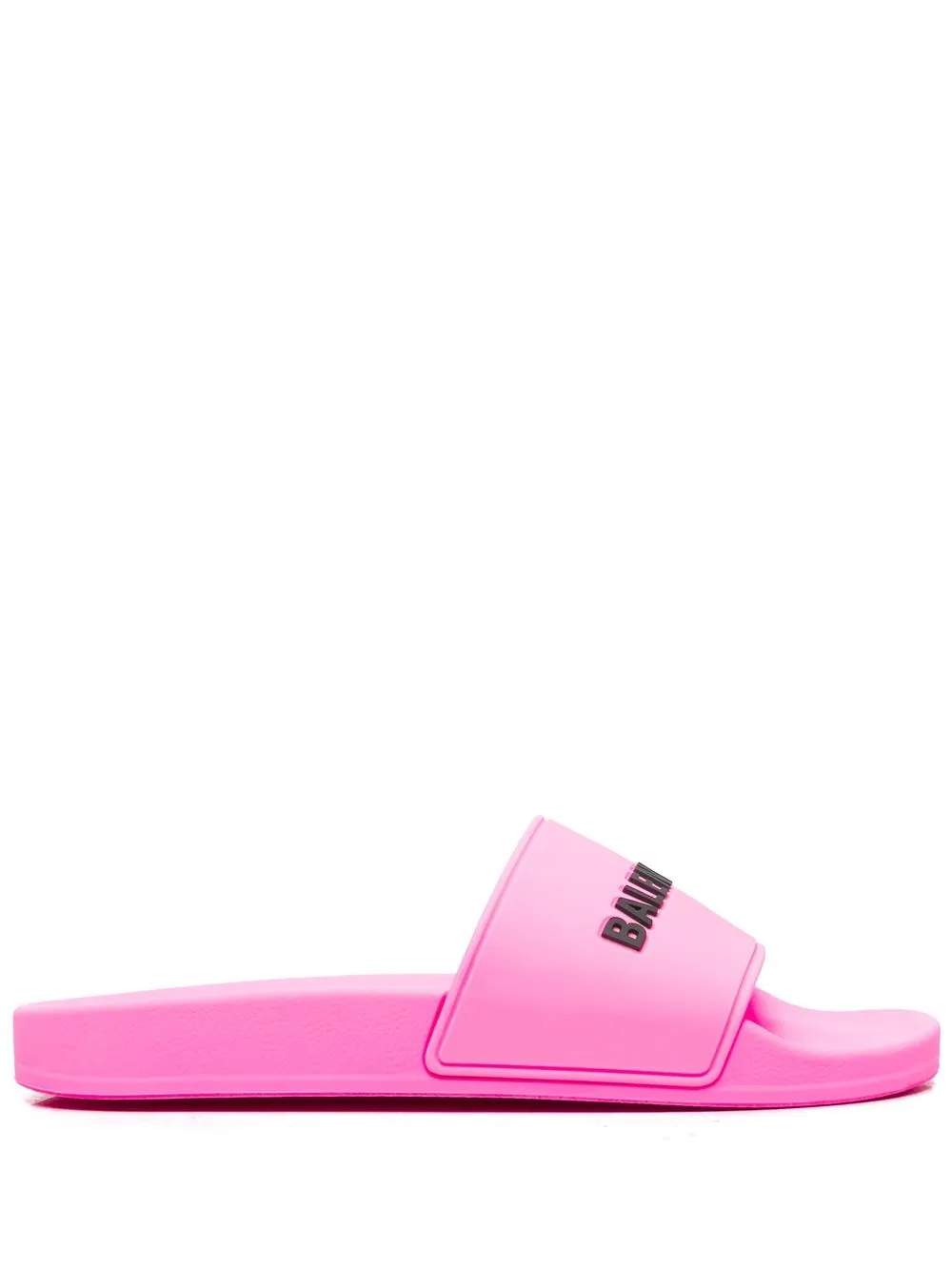 

Balenciaga logo pool slide sandals - Pink