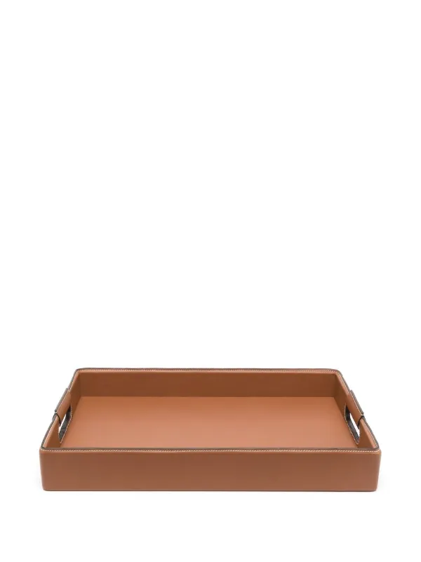 Ralph Lauren Home Wyatt レザートレイ S | ブラウン | FARFETCH JP