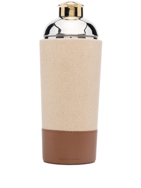 Ralph Lauren Home Garrett leather-fabric cocktail shaker