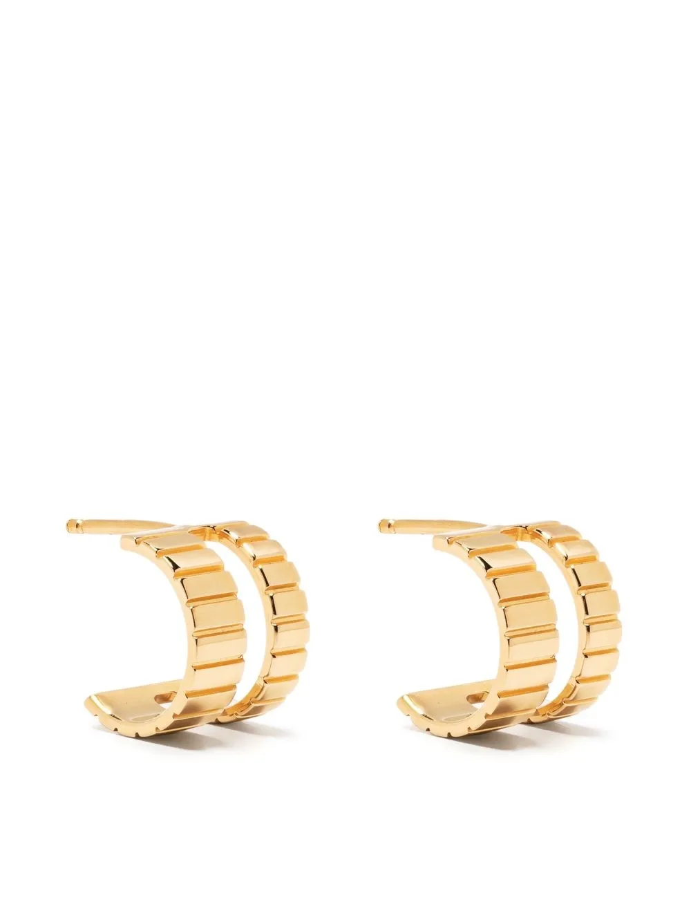 

IVI mini slot hoop earrings - Gold