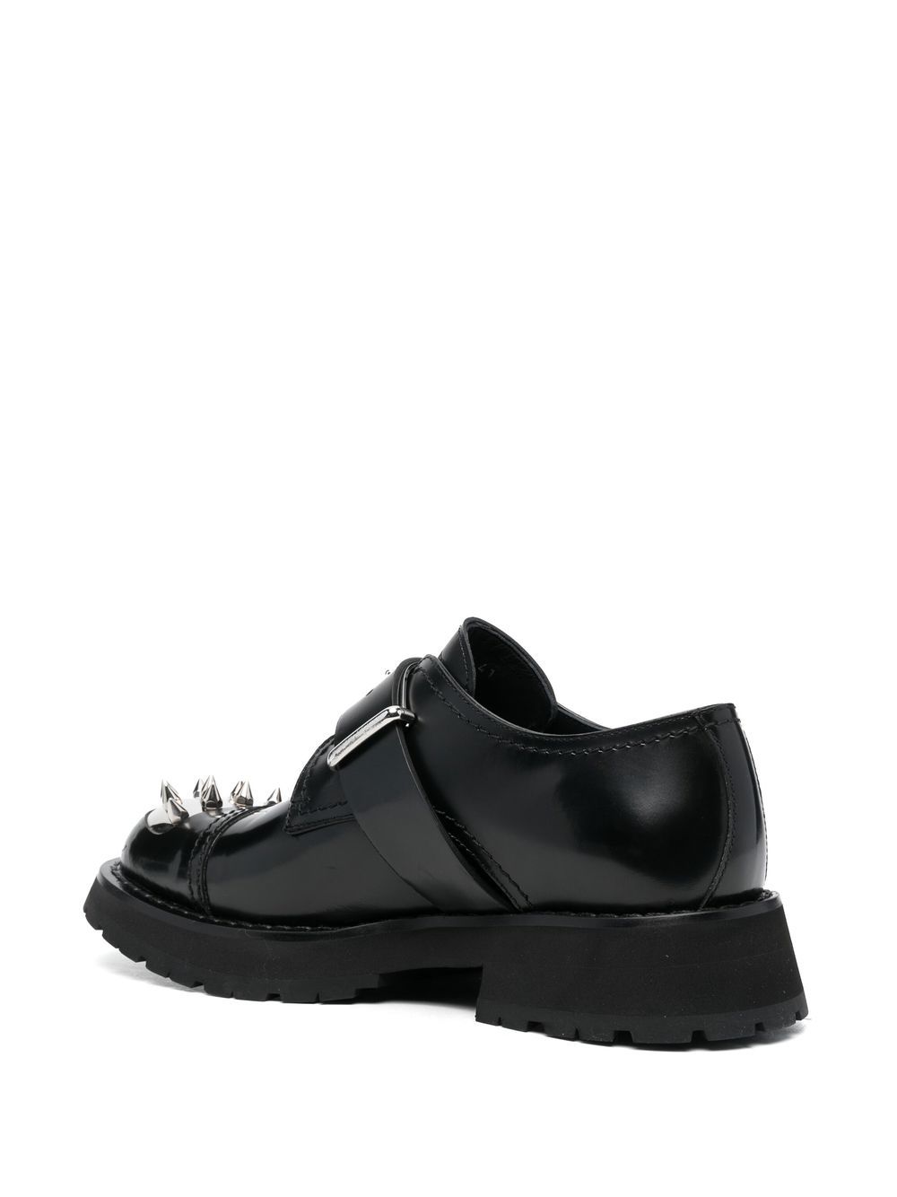 Alexander McQueen studded toe-cap monk shoes Men